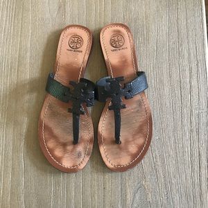 Tory Burch Moore Sandal - Black - Size 8 1/2